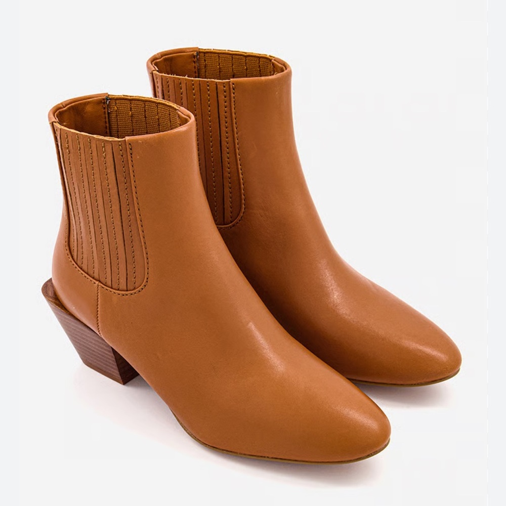 New Diesel Brown Cognac Ankle Booties